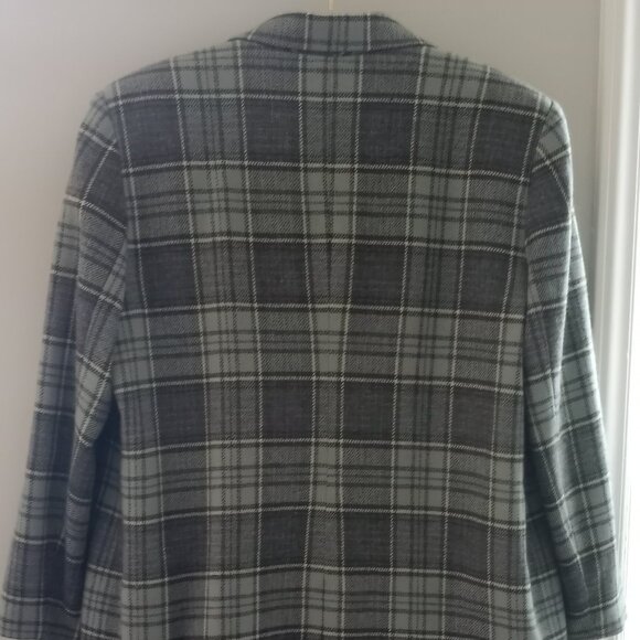 'Alfred Dunner' Plaid Jacket Size 16 Wool blend EUC - Picture 10 of 12